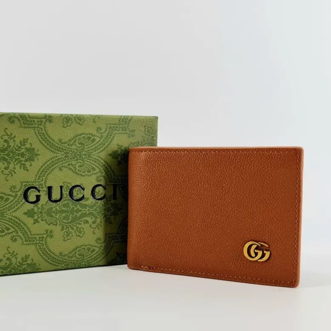 Gucci Portefeuille GG Marmont — Cuir