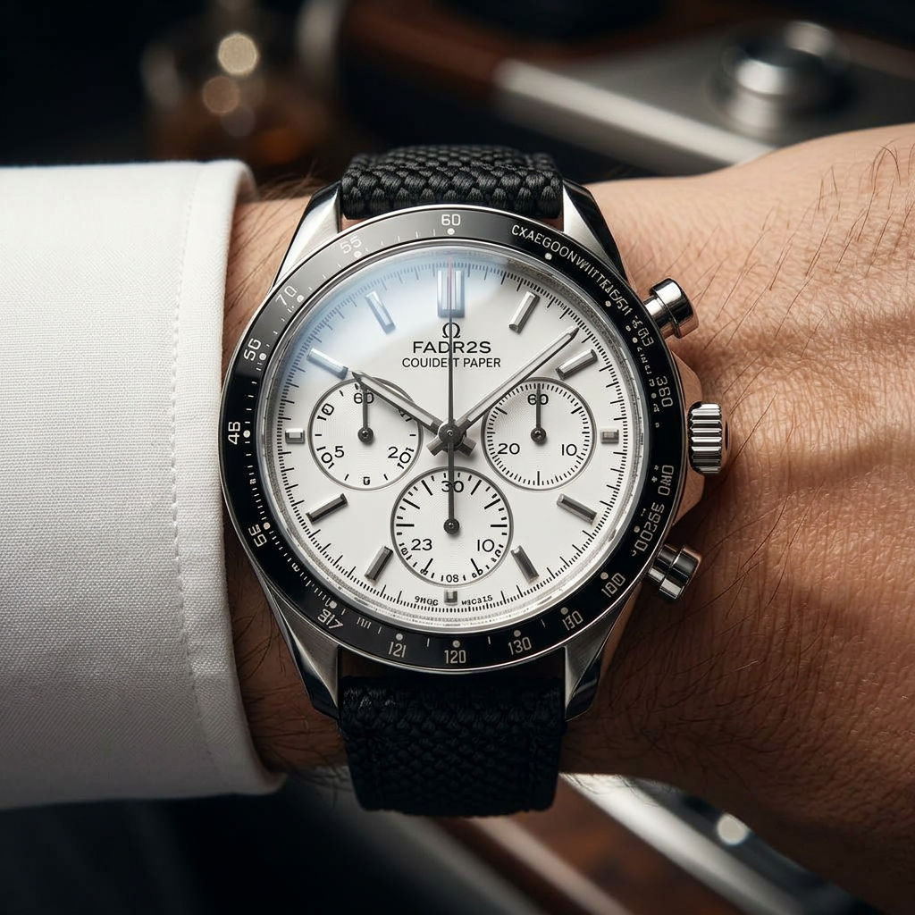 Omega Speedmaster Professional — Cadran Blanc — Au poignet