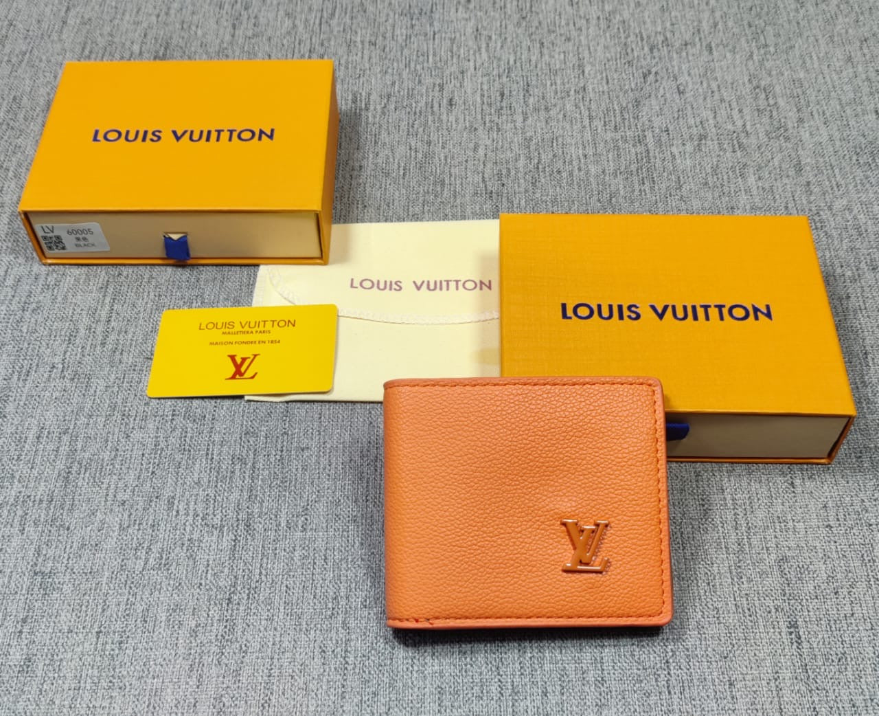 Louis Vuitton Portefeuille Multiple — Orange