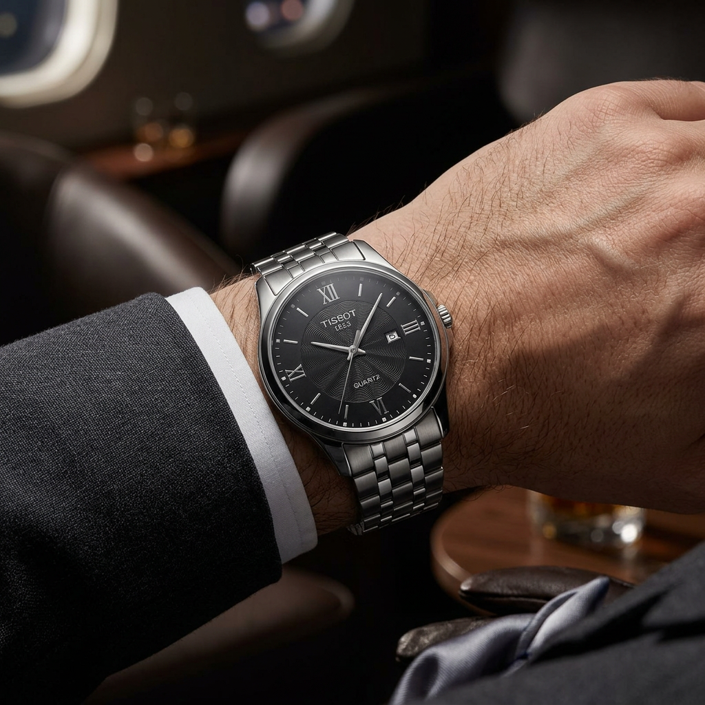 Tissot 1853 — Quartz Noir — Au poignet