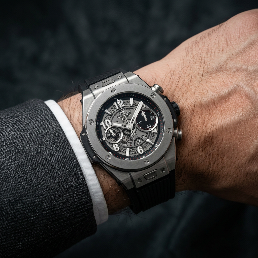 Hublot Big Bang Unico — Titane — Au poignet
