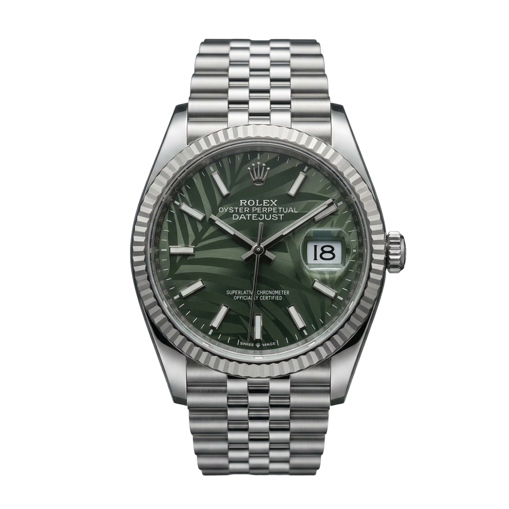 Rolex — Rolex Datejust — Cadran Palm Vert