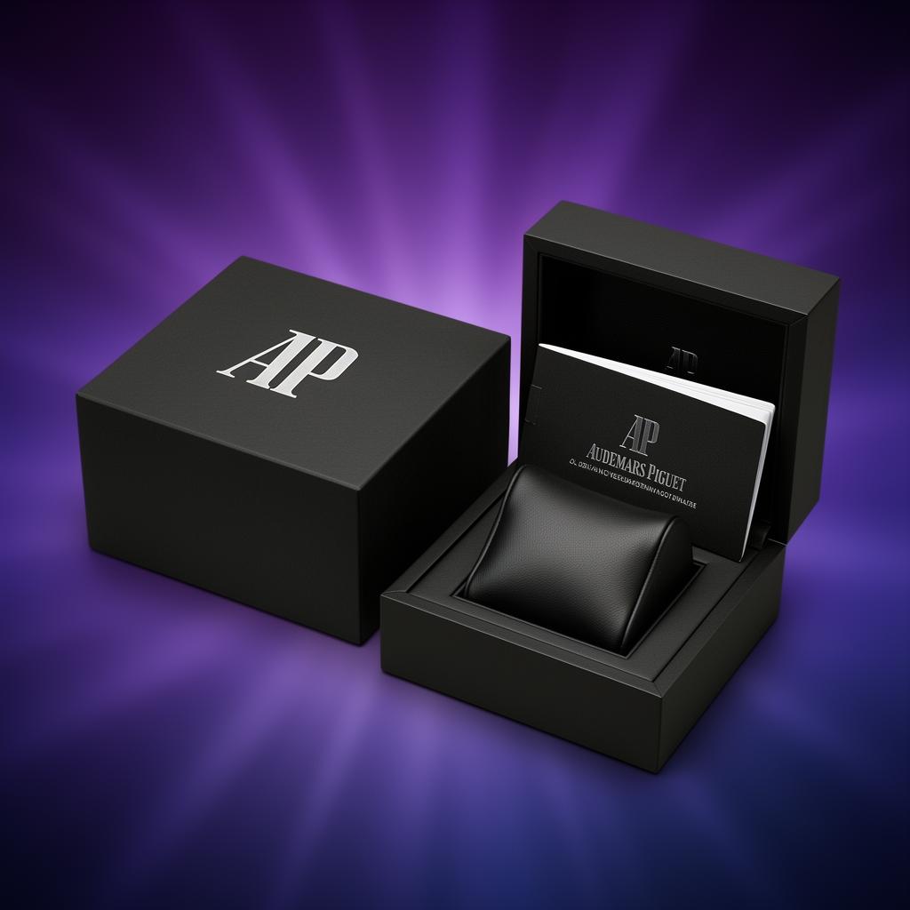 Audemars Piguet Royal Oak — Fond Saphir — Le coffret